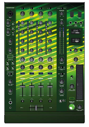 Denon DJ X 1800 Skin Green Lazer